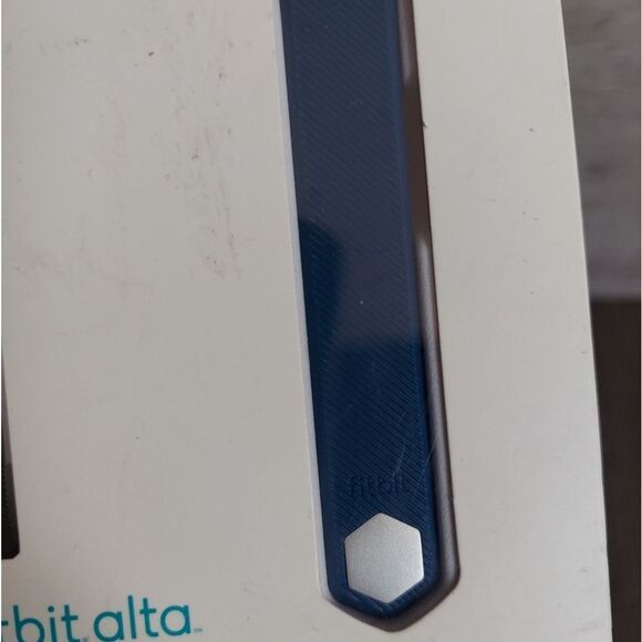 Fitbit Alta Classic Accessory Band In Navy Blue - Large - Picture 3 of 3